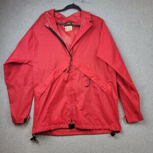 Vintage LL Bean Jacket Mens Small Hooded Nylon Pullover Windbreaker Hiking‎ 90s